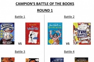 Campion’s Battle of the Books – which book will you vote for?