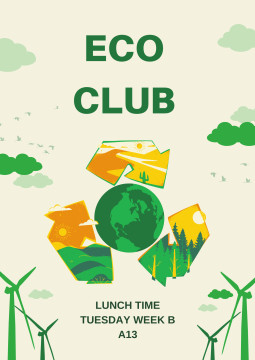 Eco Club poster Sept 22
